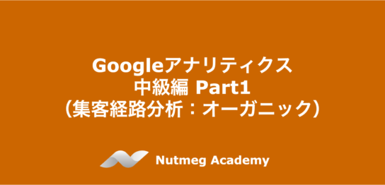 Googleアナリティクス 中級編 Part1 （集客経路分析：オーガニック）